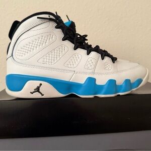 Jordan White and Blue Sneakers